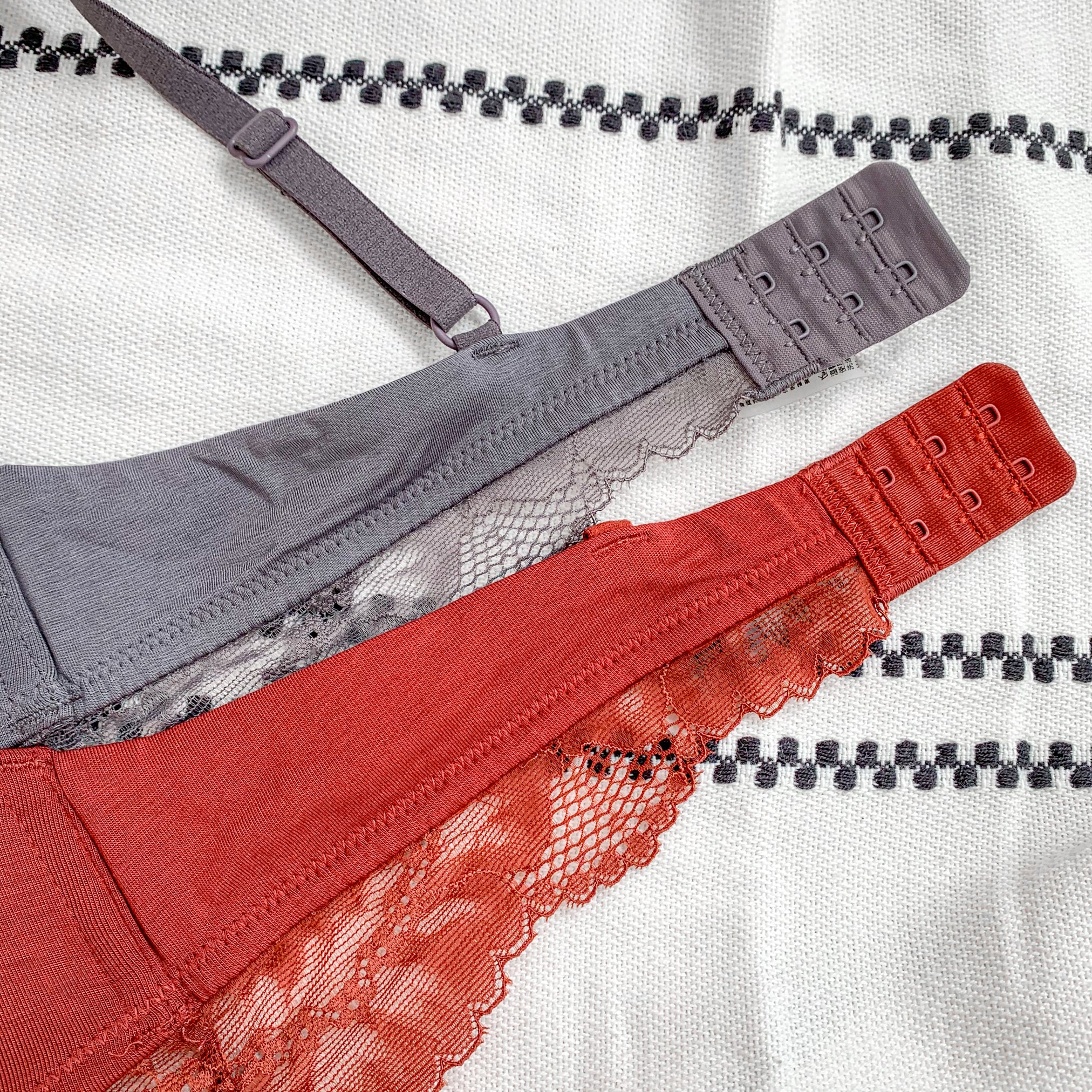 Basic Lace Freedom Wireless Bra (Modal® Fabric) in Charcoal
