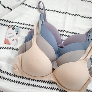 Basic Cotton Freedom Wireless Bra in Nude (Size XL Only)