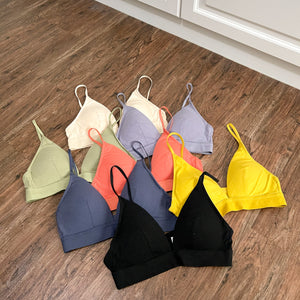 Deep V Bralette in Lilac (Size L Only)