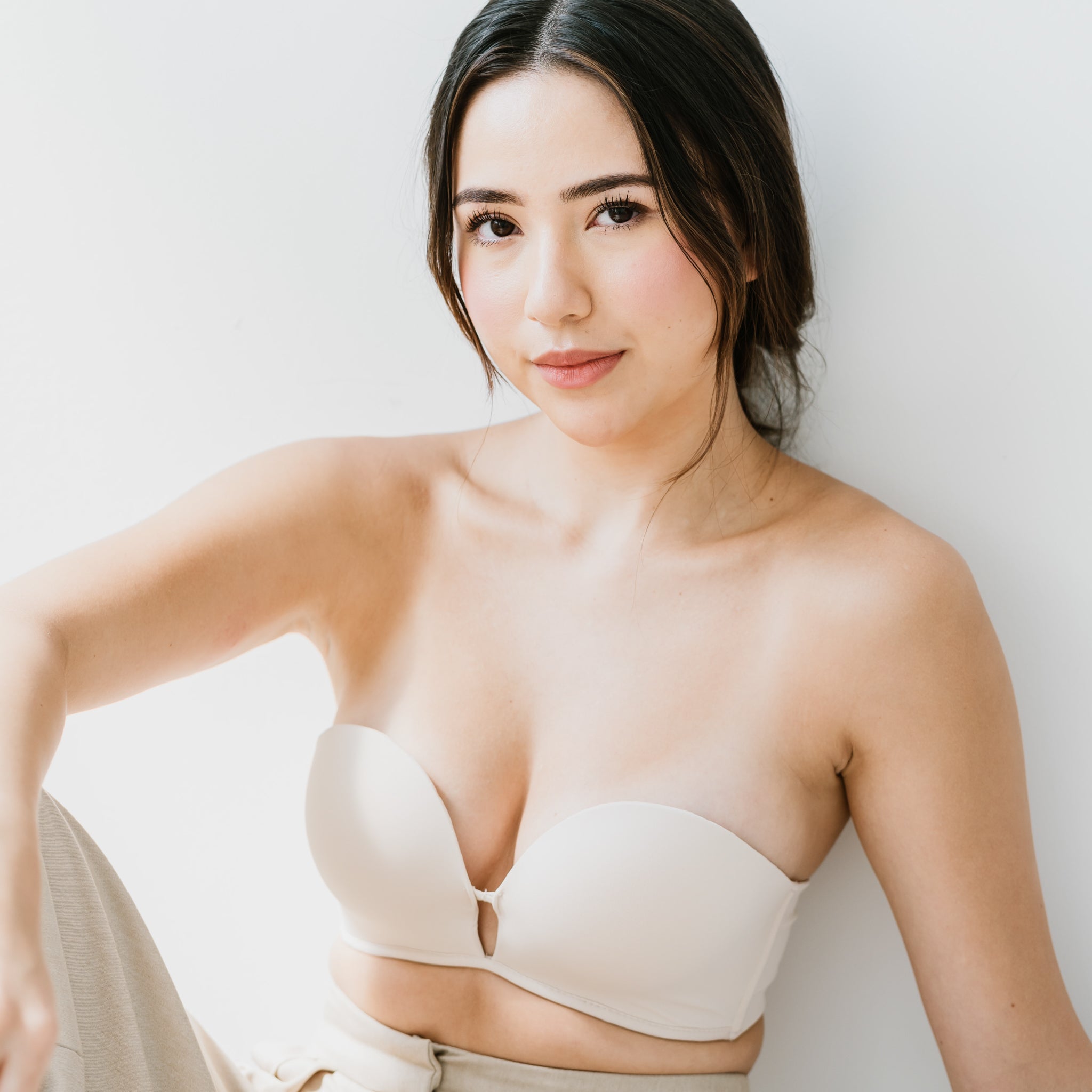 I'm a 34G and tried 's viral strapless bra - I was skeptical but it  fits really well