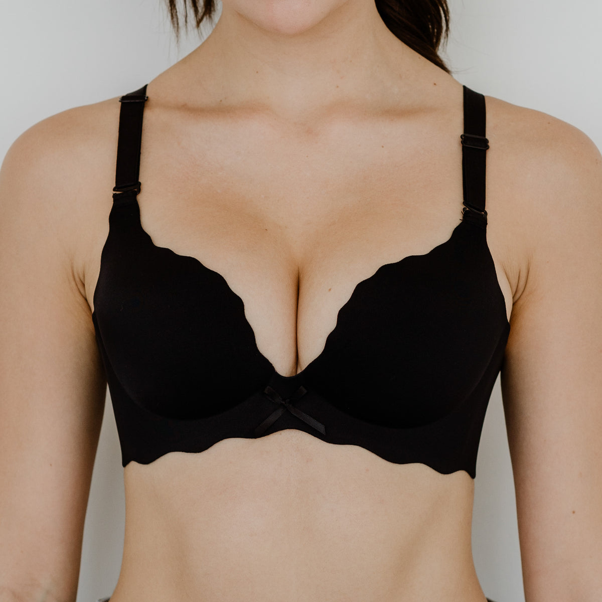Seamless Push-Up Bra Set with Hipster Briefs - Everyday Smoothing