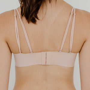 Seriously Comfy Lightly-Lined Wireless Bra in Pinkish Nude