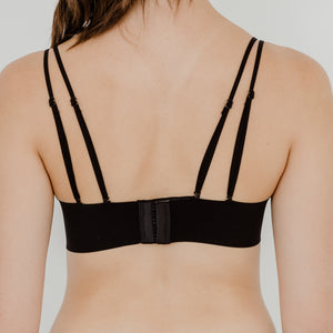 Seriously Comfy Lightly-Lined Wireless Bra in Black (Size S & XL Only)