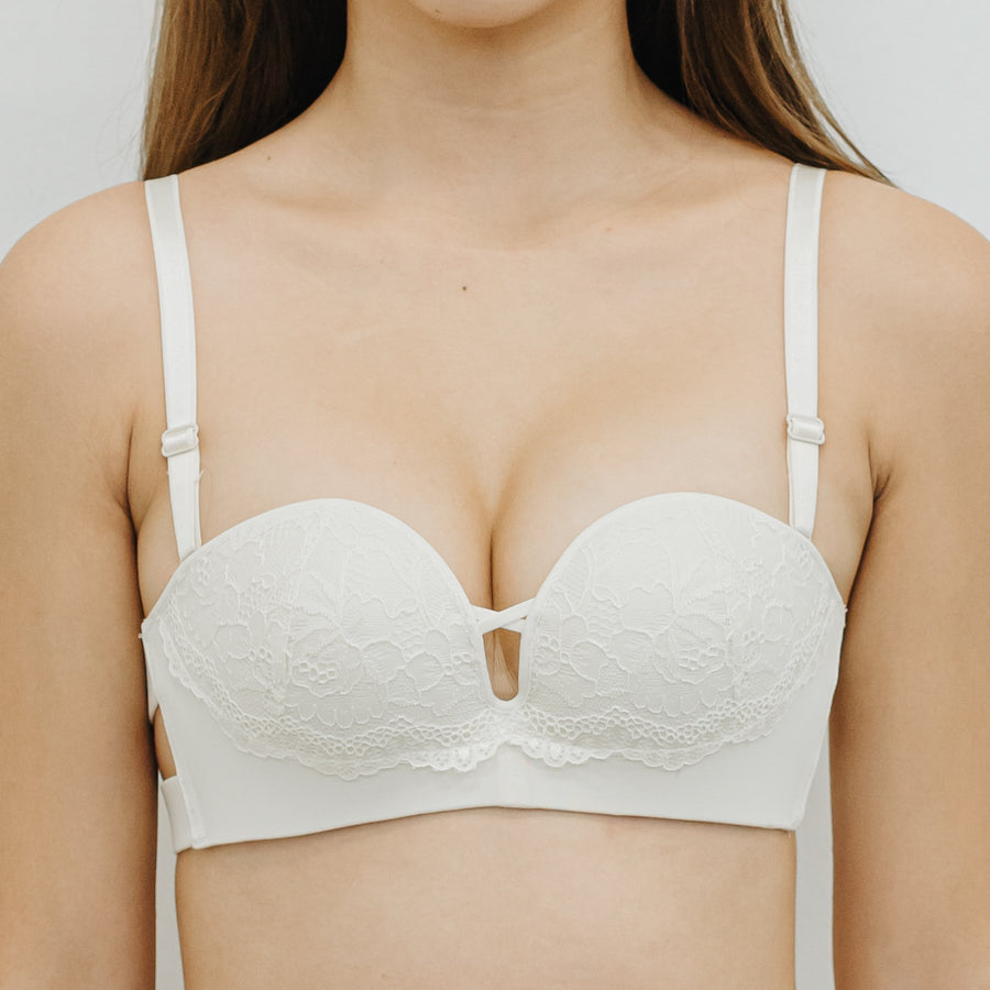 Laced It Up! Non-Slip Strapless Push Up Bra Tagged 38B/85B