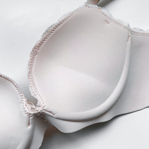 Lacey Minimalist Super Push Up Bra Wireless Bra in Blush Nude (Size XL Only)