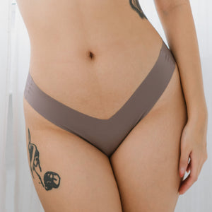 Jell-ee V-Cut Sexy Thong in Desert Taupe (Signature Edition)