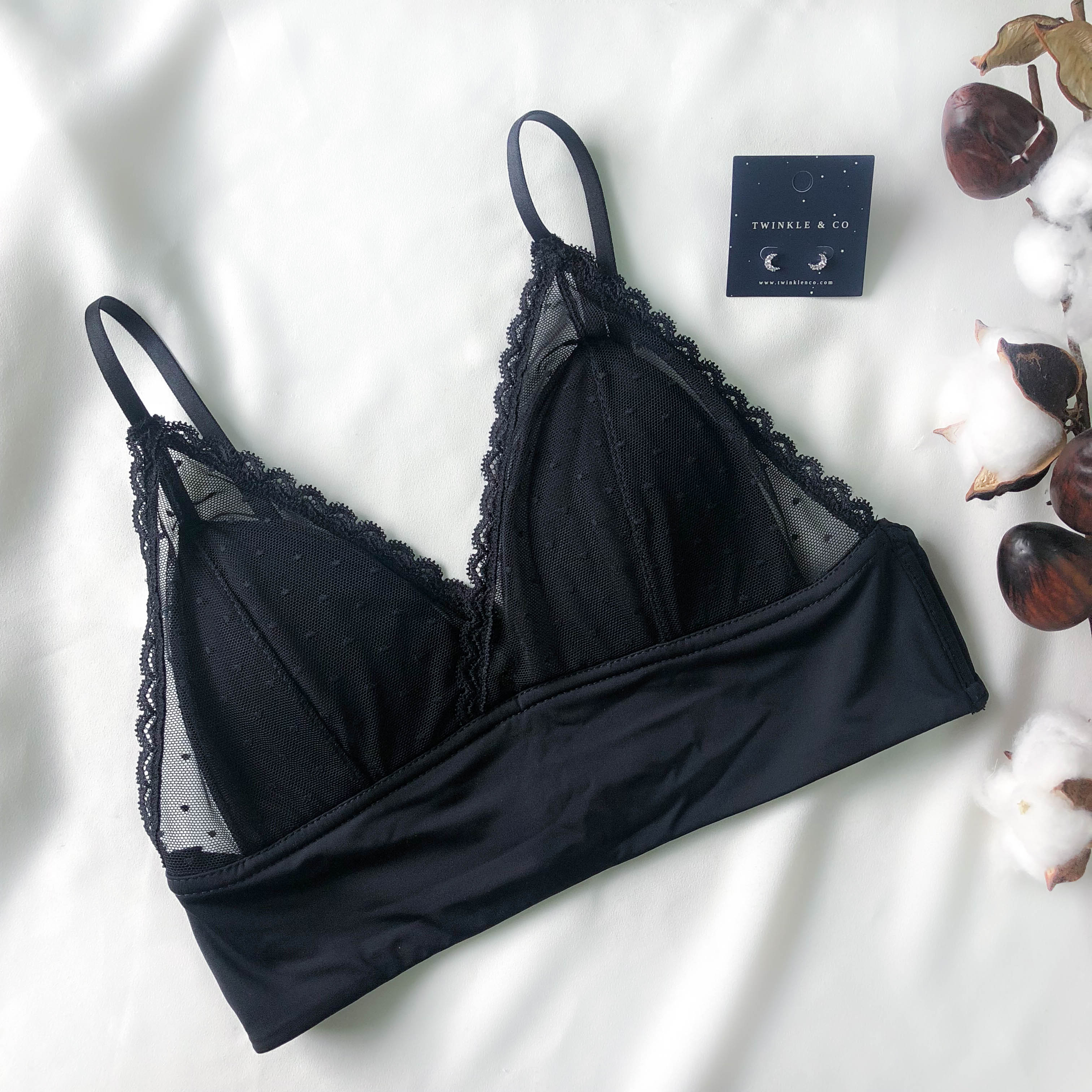 LIVE FREE! Lacey Frills Bralette