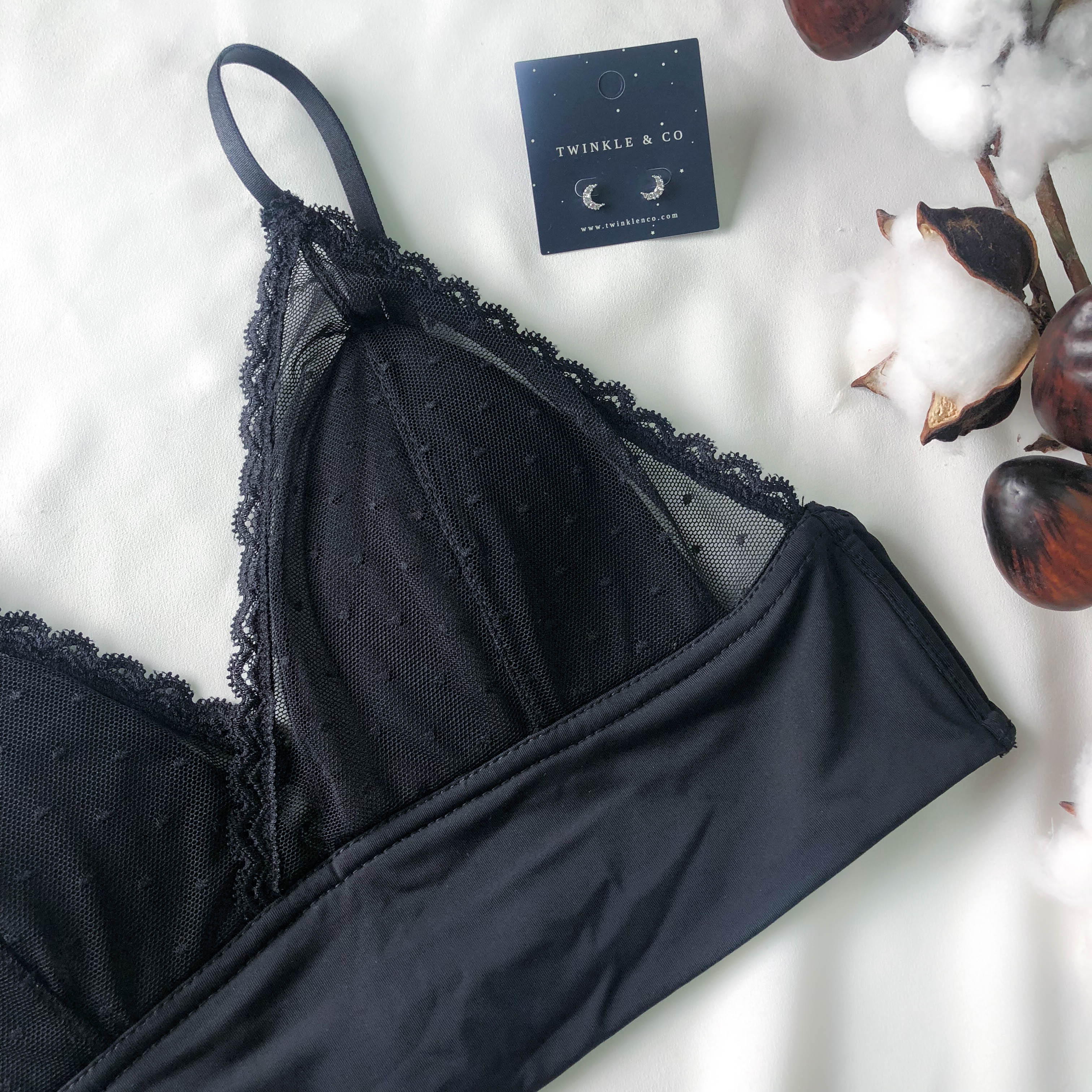 LIVE FREE! Lacey Frills Bralette