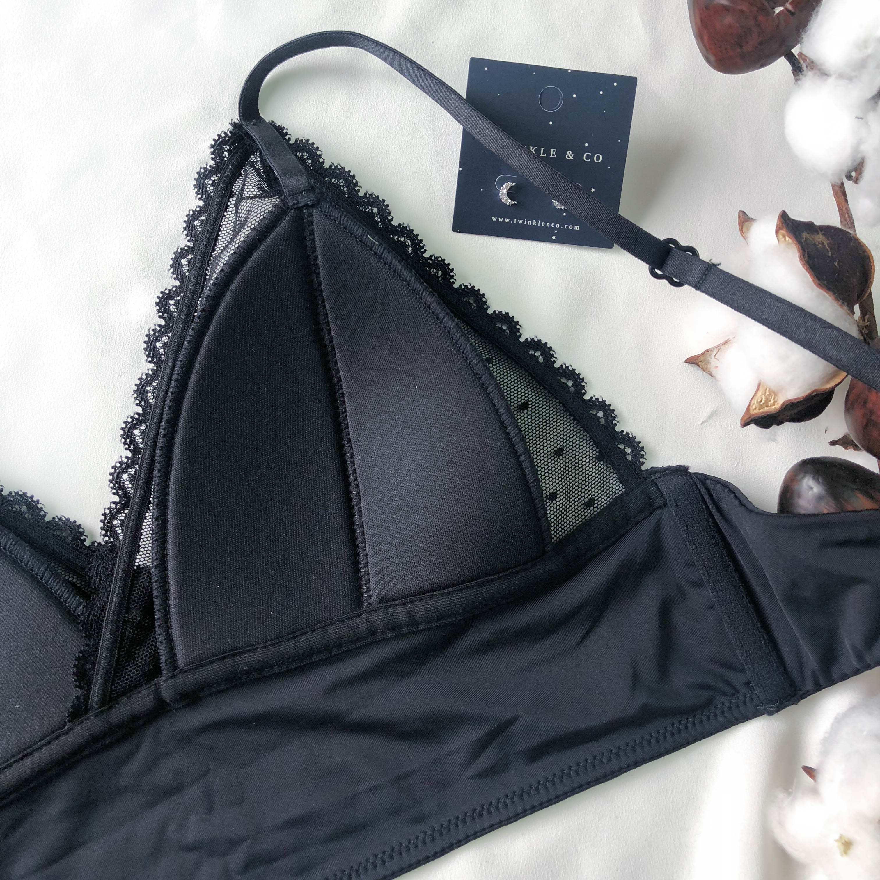 LIVE FREE! Lacey Frills Bralette