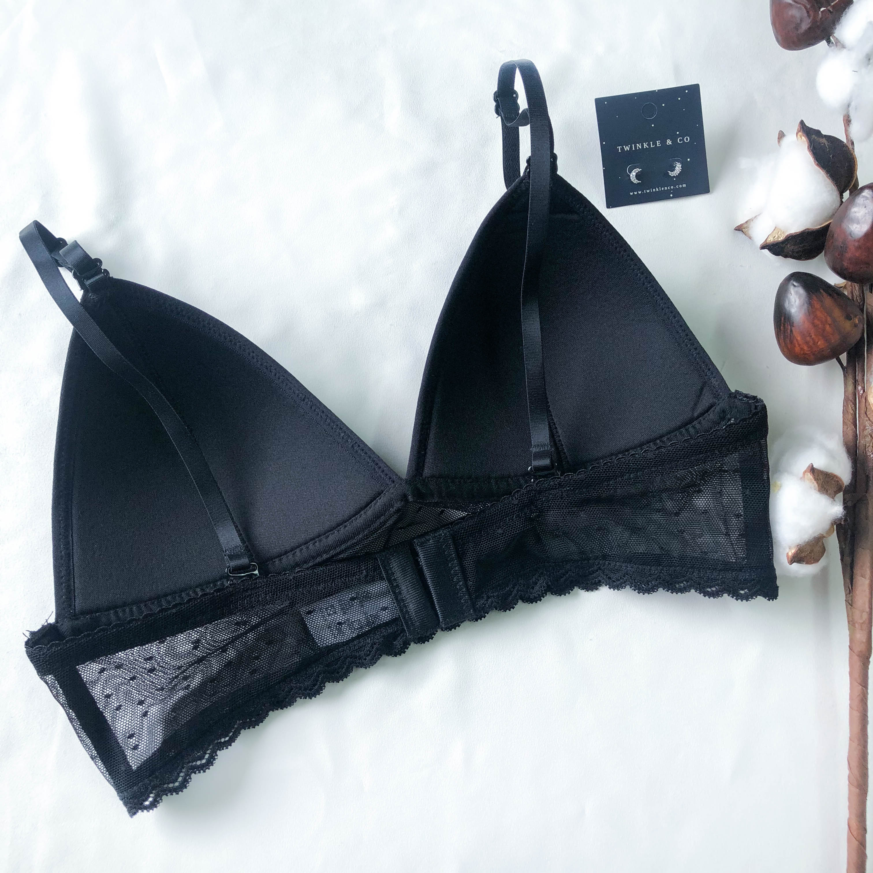 LIVE FREE! Polka Dot Mesh Bralette